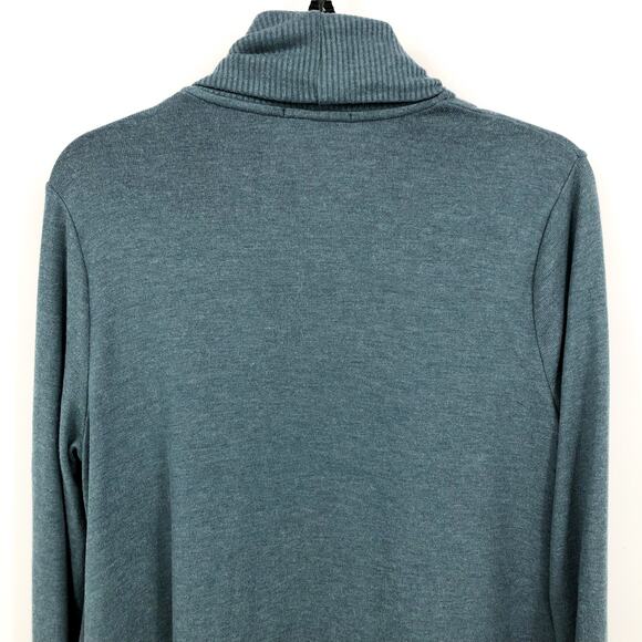 BEYOND YOGA Women's Soften Up Cardigan Sweater XS Green Storm Open Front NWOT - Picture 8 of 11